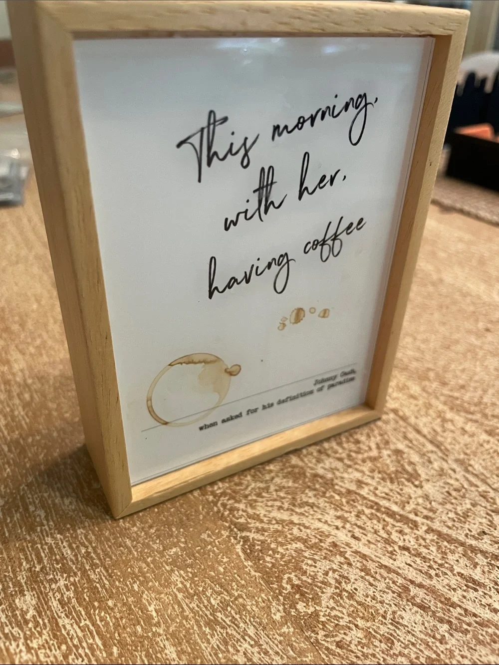 Johnny Cash quote art love